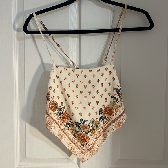 Paisley/Floral Bandana Style Top - Picture 1 of 2